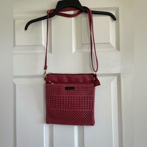 Women's Crossbody Bag in Deep Red - Stylish Everyday Carry